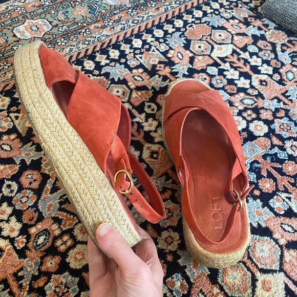 Red Espadrille Sandals - Picture 3 of 5